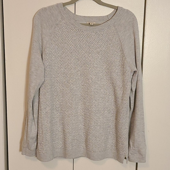 Sonoma Sweaters - Womens Sonoma Woven Long Sleeve Sweater